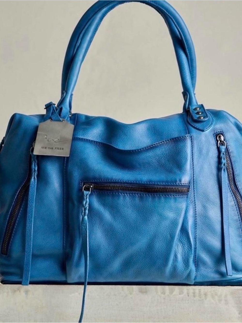 BRAND NEW FREE PEOPLE BABY EMERSON IN SANTORINI BLUE